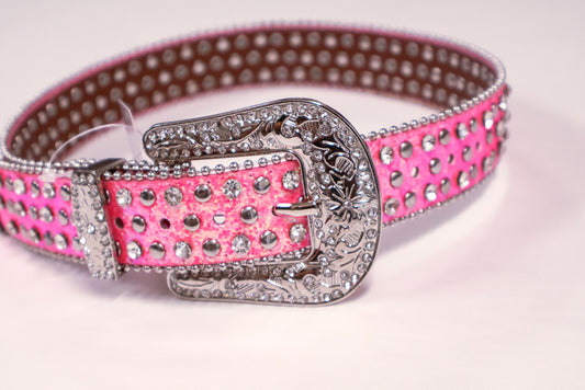 Bling Belt - Neon Pink