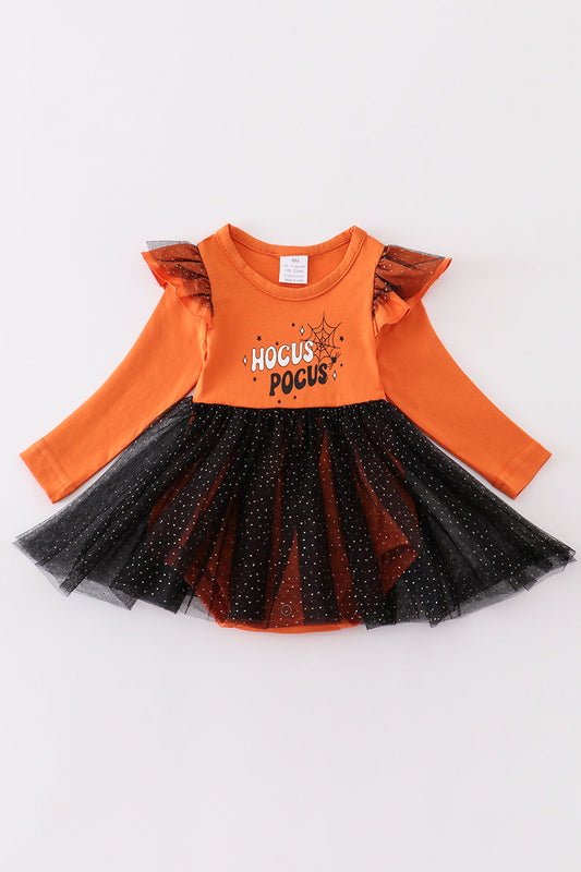 Hocus Pocus girls baby romper front