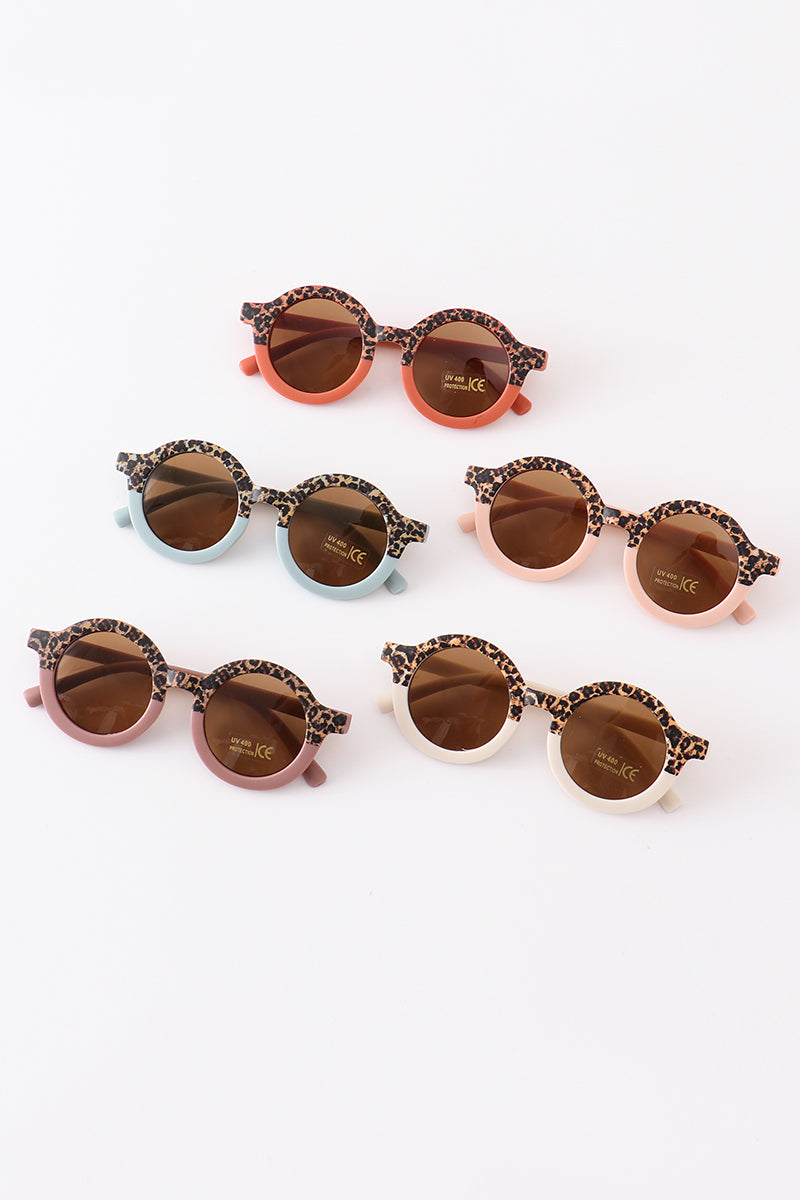 Leopard Round Sunglasses