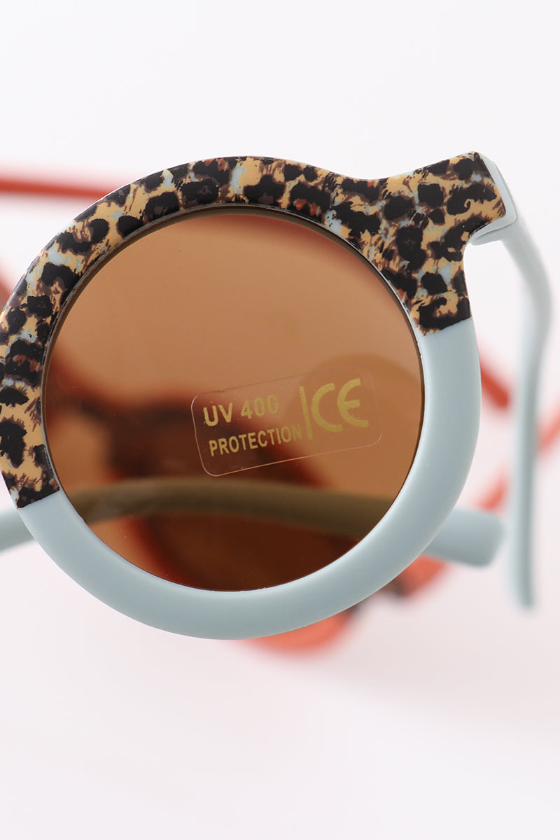 Leopard Round Sunglasses