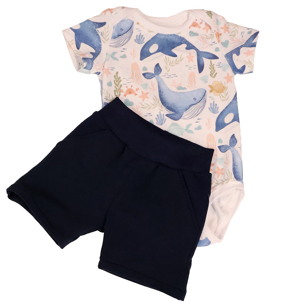 Jordan Whale Romper