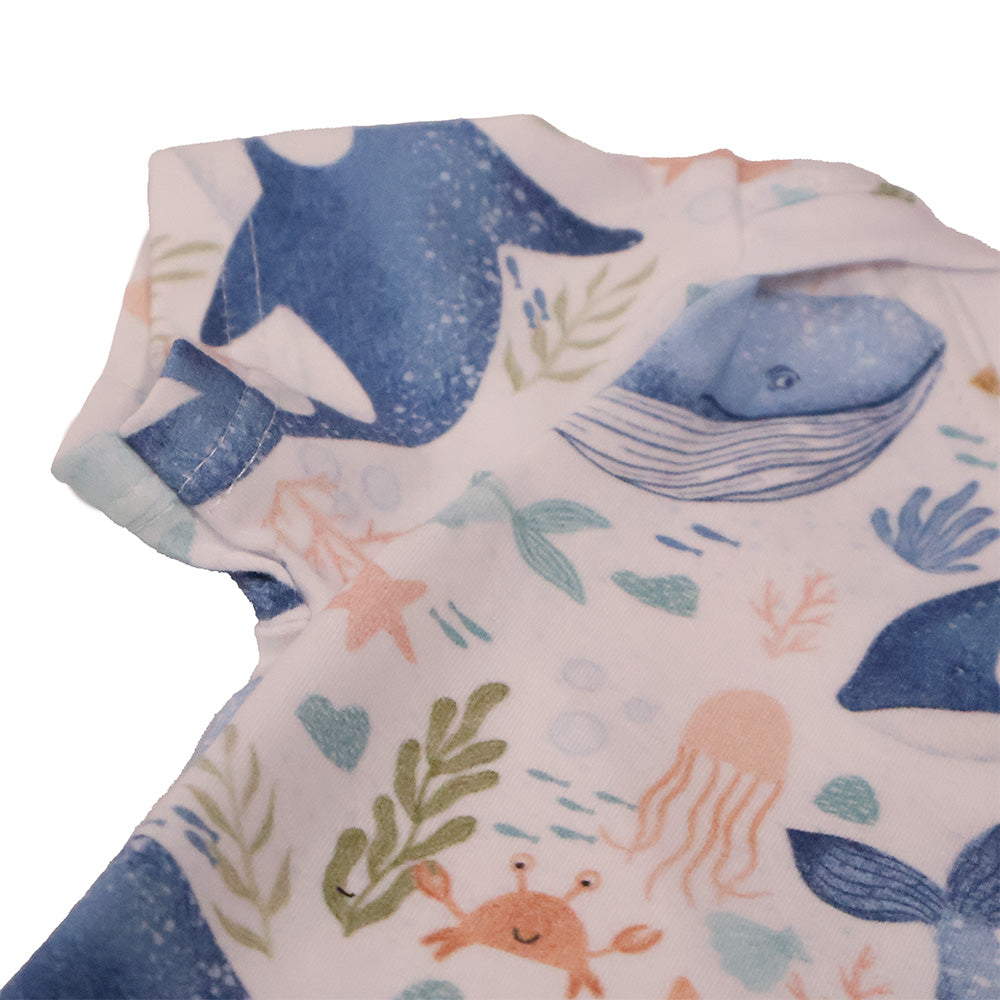 Jordan Whale Romper