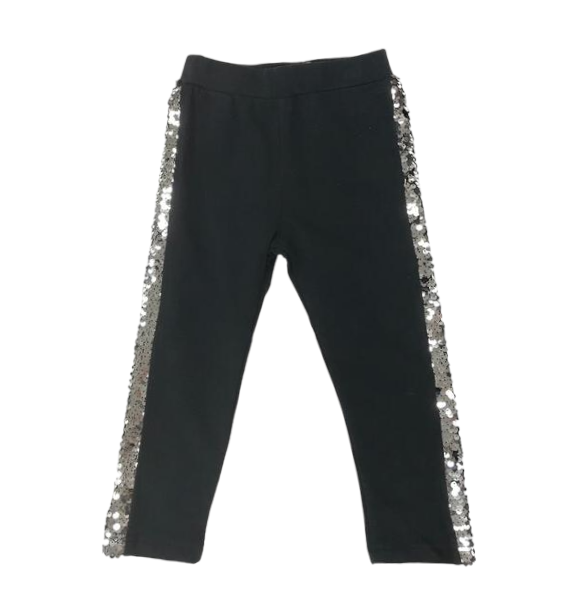 Hermione Silver Sequin Leggings