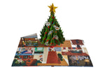 Home Alone advent calendar collectible paper ornaments and pop-up tree centerpiece