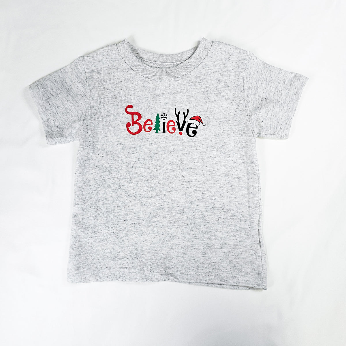 Believe in Christmas Gray Tee