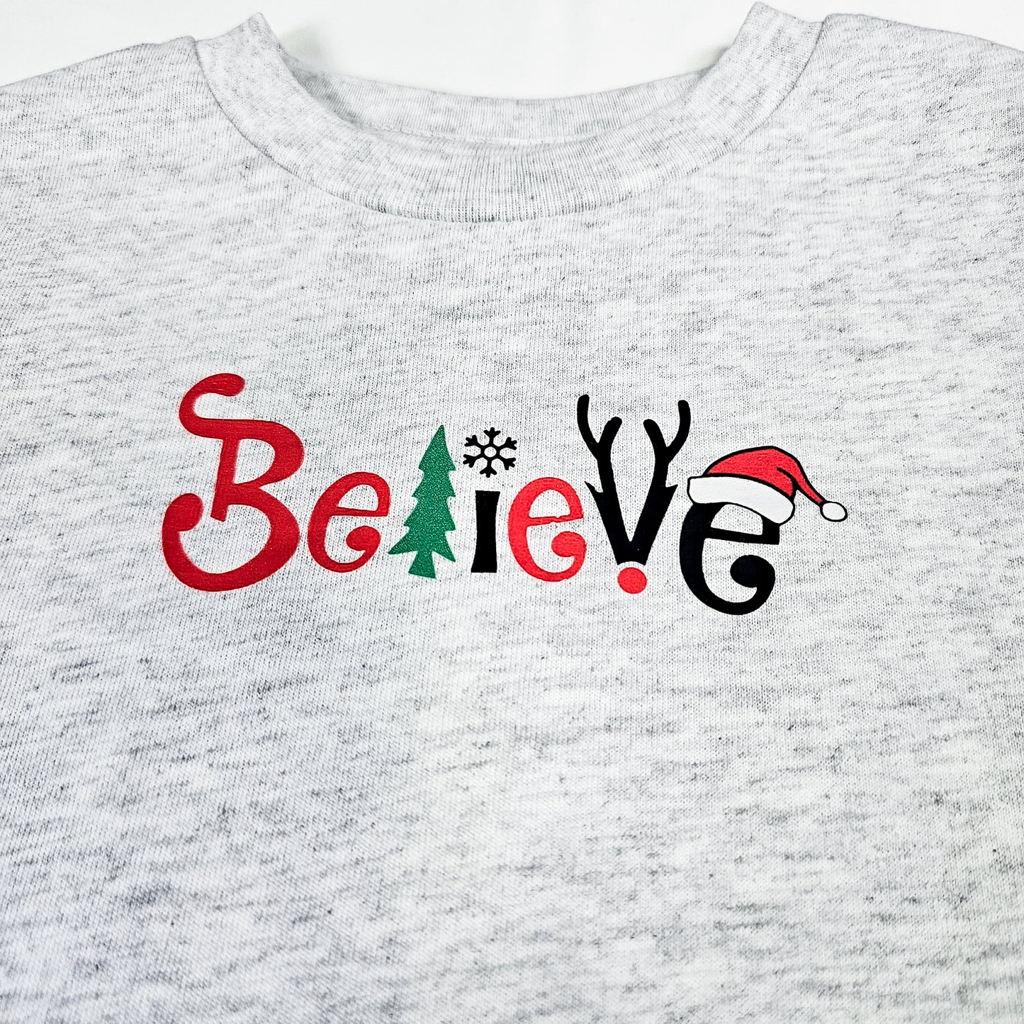 Believe in Christmas Gray Tee