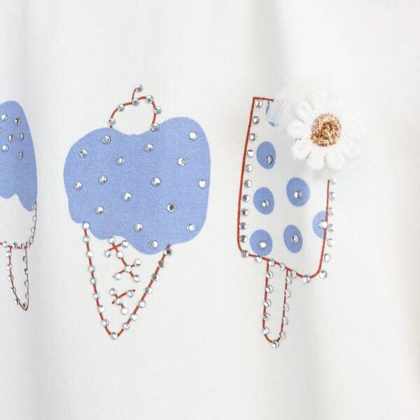 Hannah Blue Ice-Cream Tee