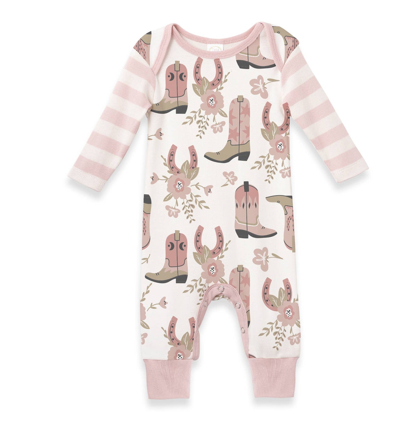 Cowgirl Boots Bamboo Romper