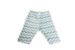 cheveronblueandgreenloungepants front