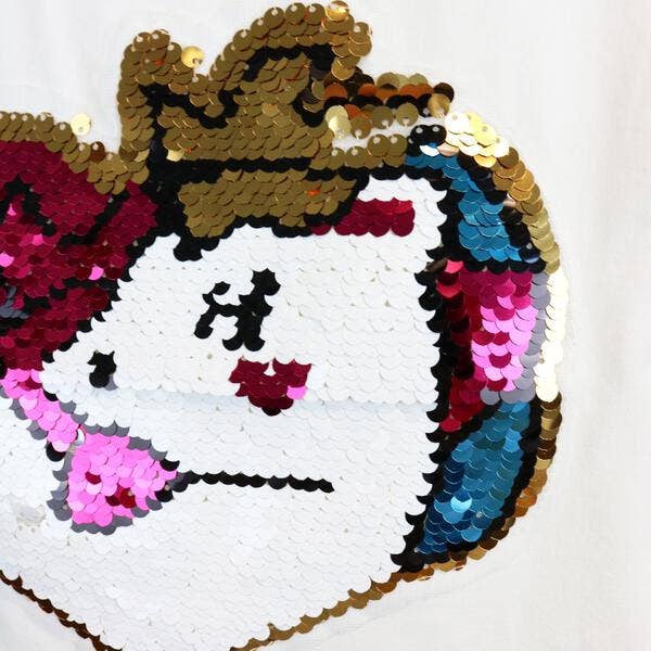 Melody Sequin Heart Unicorn Tee
