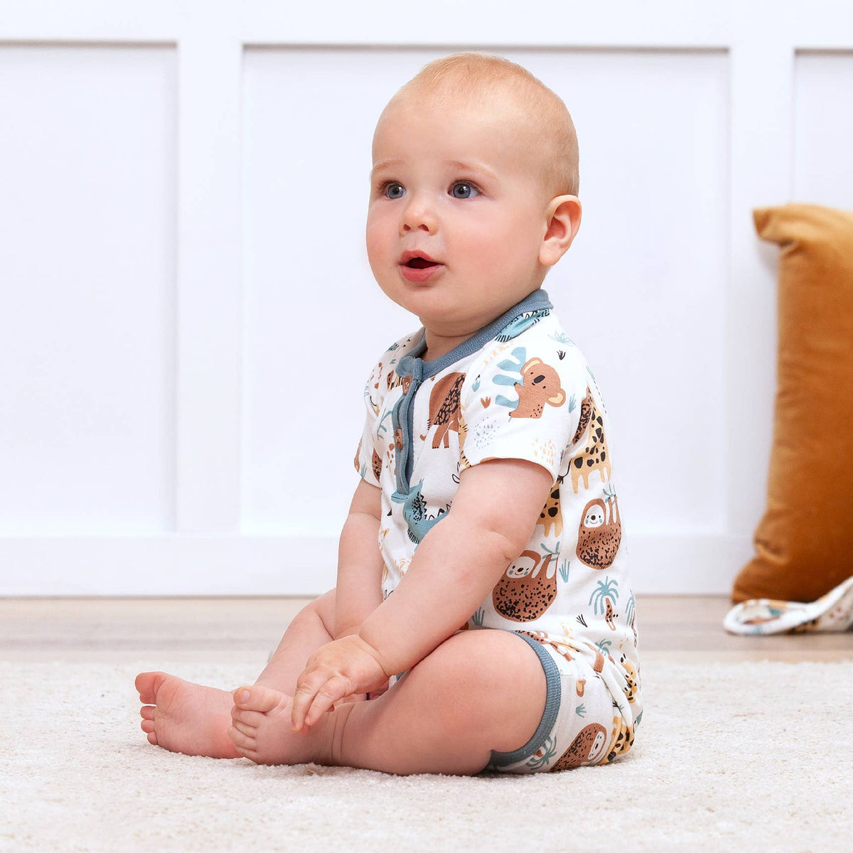 Parker Jungle Jamboree Bamboo Short Romper