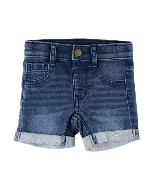 Benjamin Boys Medium Wash Stretch Denim Shorts