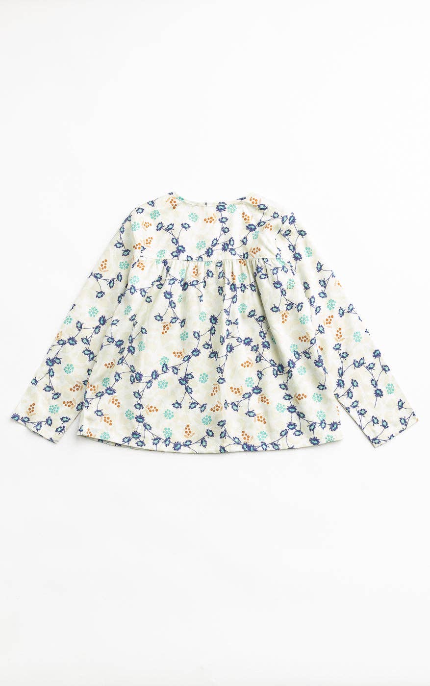 Floral dress on a white background
