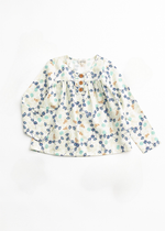 Floral dress on a white background