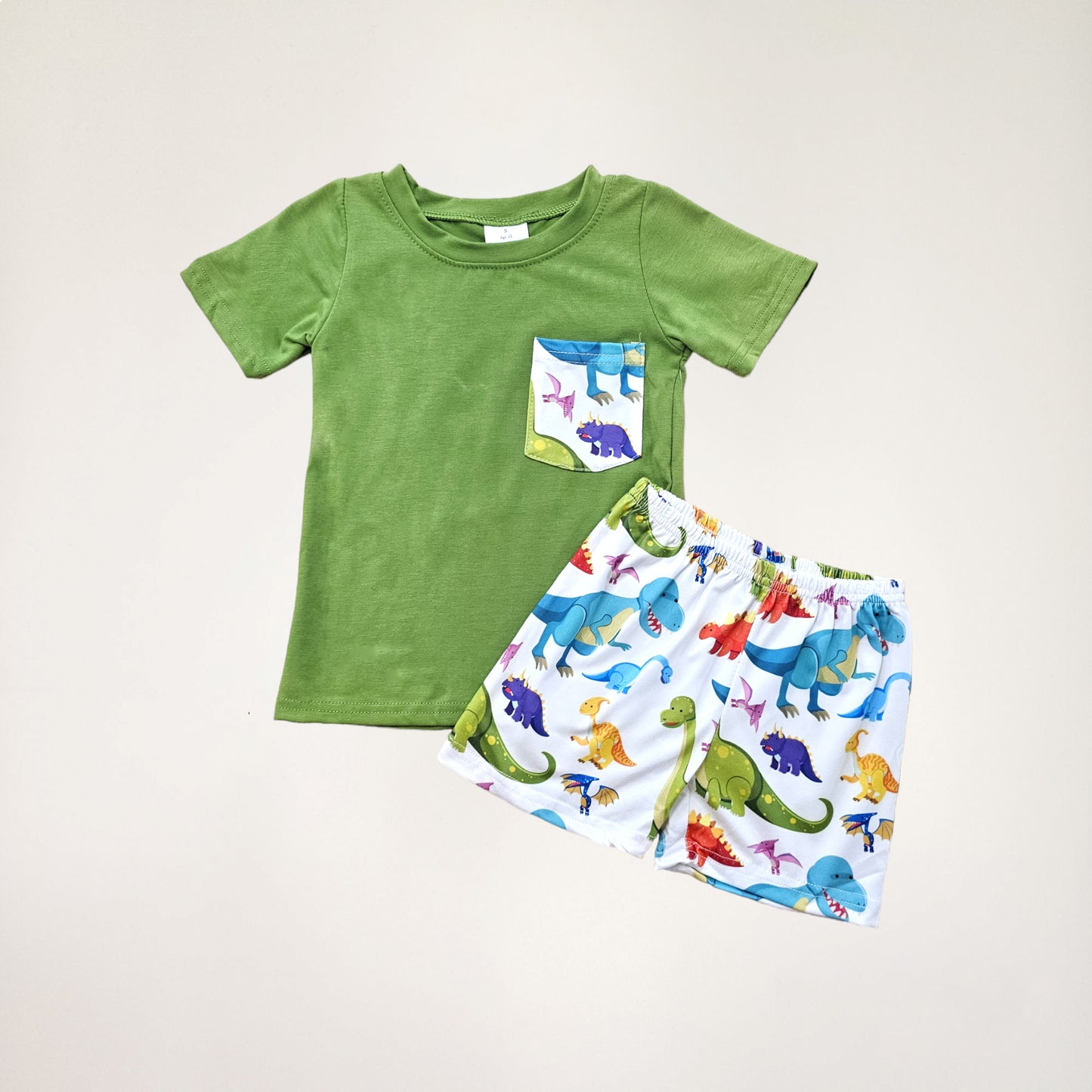 Dino Boy Short Set