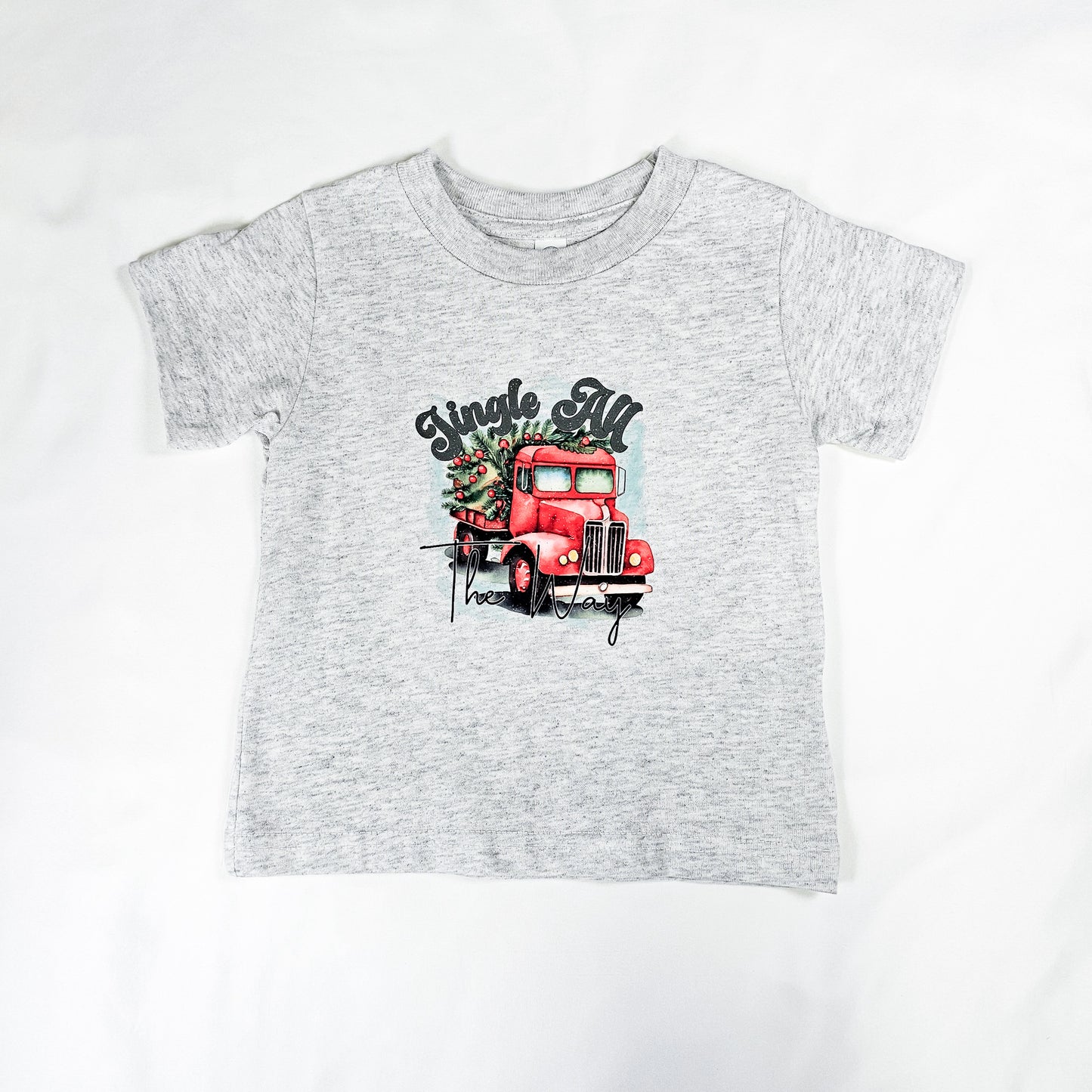 Jingle All The Way Gray Tee