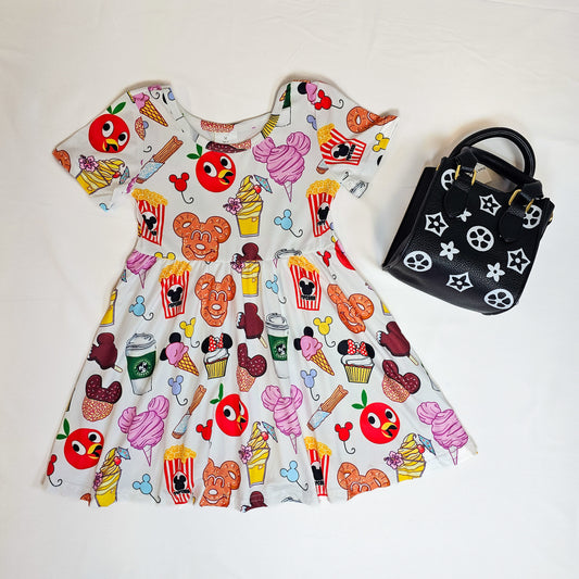 sweets cartoon dress front