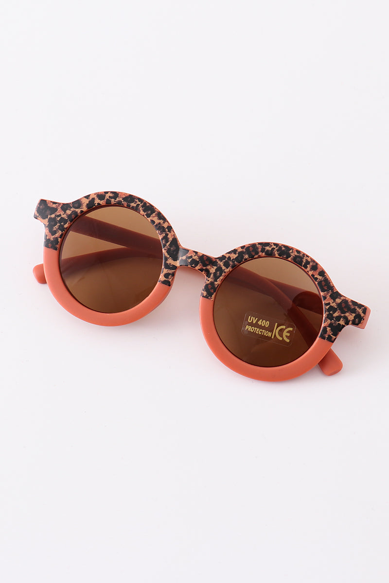 Leopard Round Sunglasses