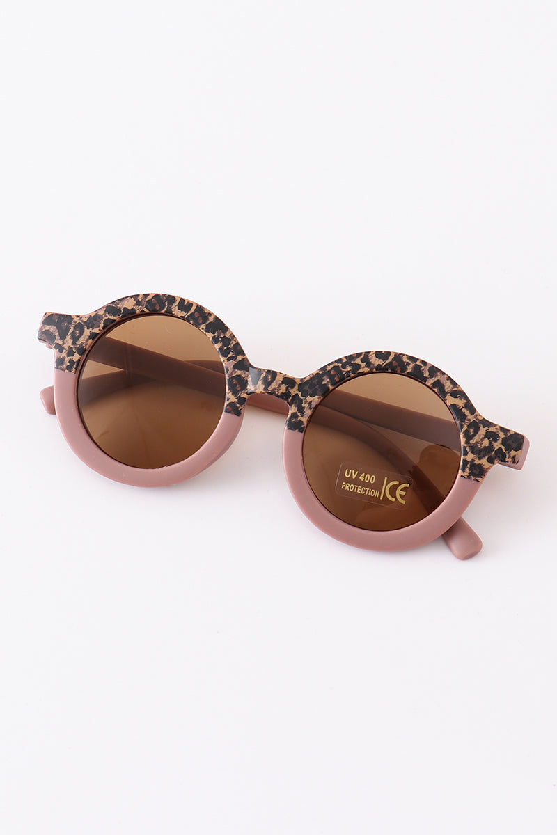 Leopard Round Sunglasses