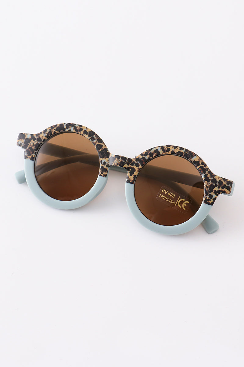 Leopard Round Sunglasses