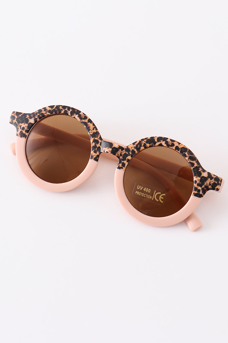 Leopard Round Sunglasses